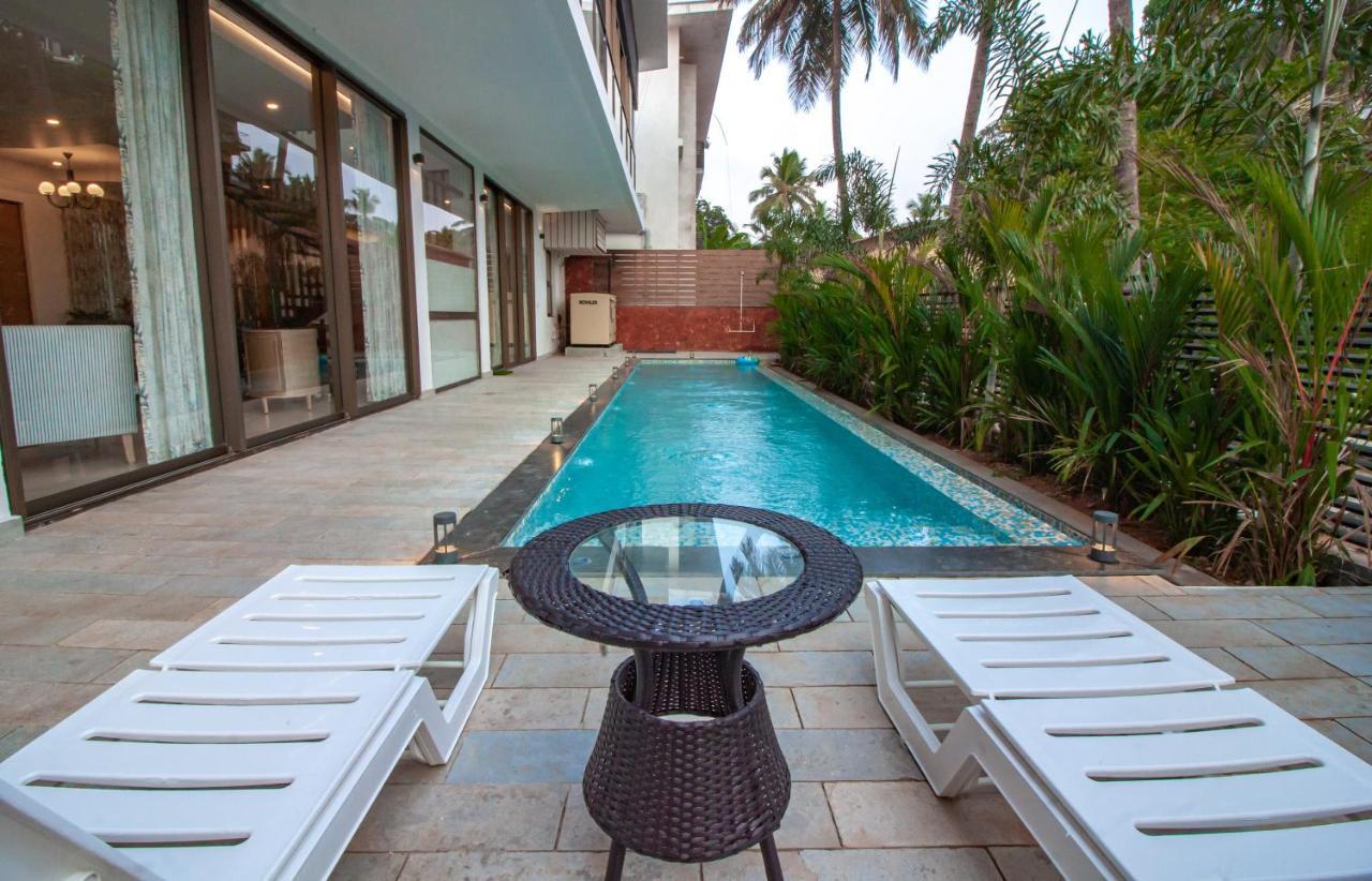 The Cloverleaf Super Luxury Villa Goa With Private Pool, North Goa 坎多林 外观 照片